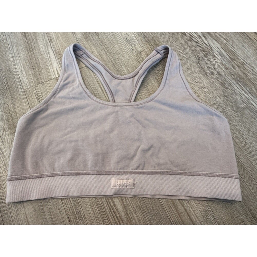 SKIMS Cotton Jersey Racerback Bra Purple Size 2X